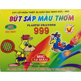 (Sale cực sốc) Bút sáp màu thơm MIC 12 màu