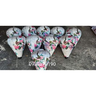 đèn lồng hội an vải phi in joaj tiết 3d size 45