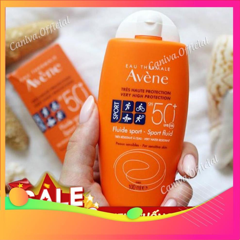 Kem Chống Nắng Avene Fluide Sport Spf 50+ Cho Da Nhạy Cảm 100ml