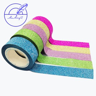 5 Cuộn băng keo giấy washi trang trí