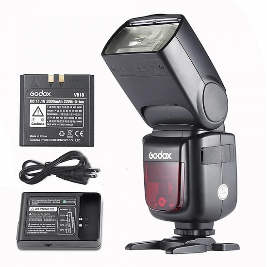 Máy ảnh▫Đèn Flash Godox Li-ion VING V860II cho Sony, Nikon, Canon, Fujifilm