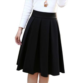 Chân váy xếp ly dáng dài