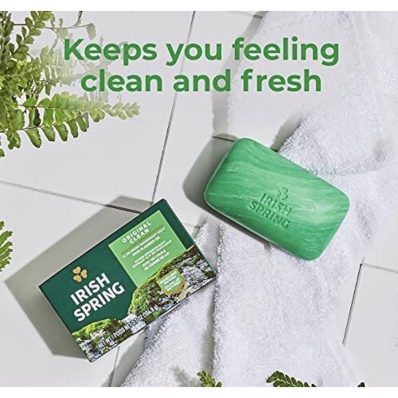 Xà Bông Cục Irish Spring Original Clean Mỹ 113G