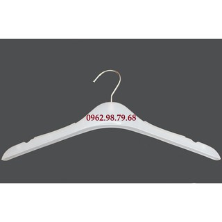 Móc Nhựa Vai To Nữ Trắng 25C và Kẹp Quân Trắng 25C