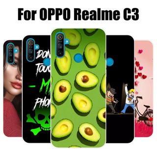 Ốp điện thoại mềm in họa tiết ở mặt sau dành cho Oppo Realme C3