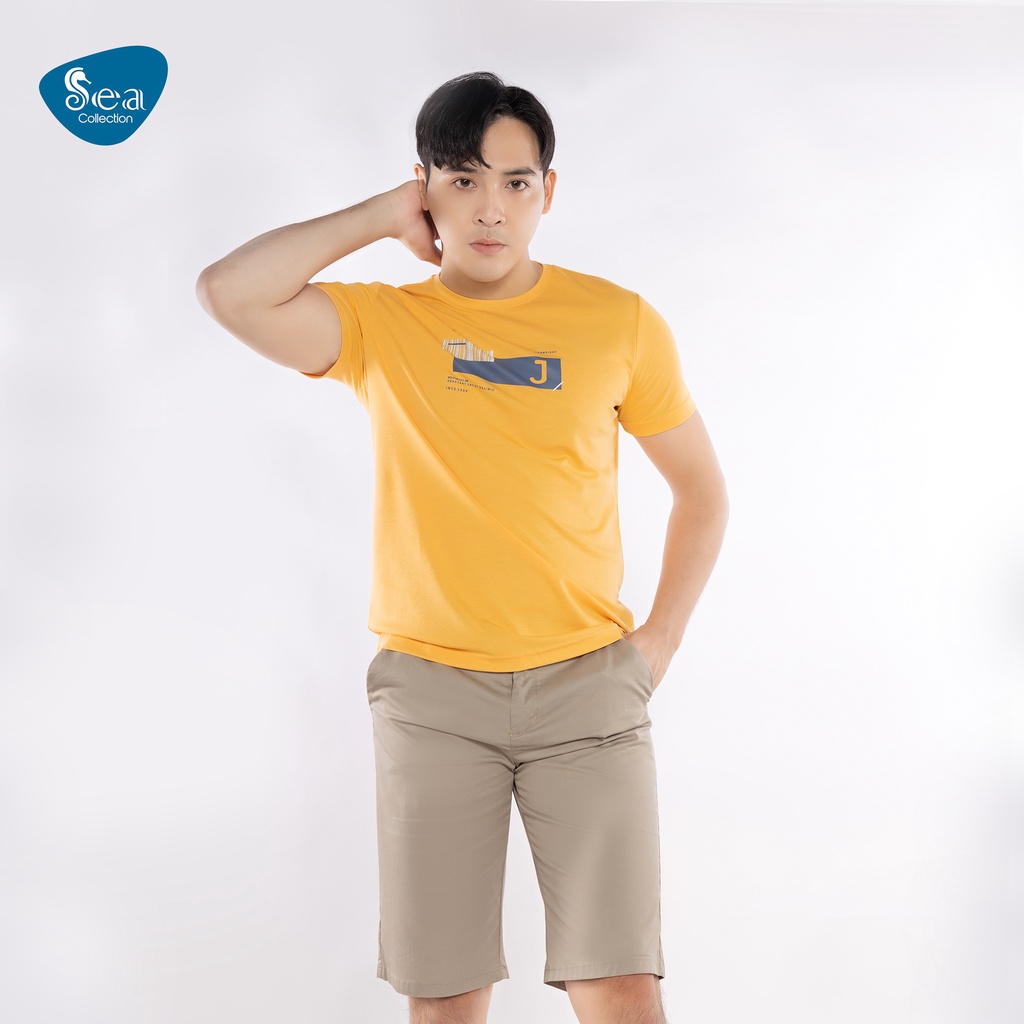 Áo Thun Nam Sea Collection Tay Ngắn Cổ Tròn In 9525