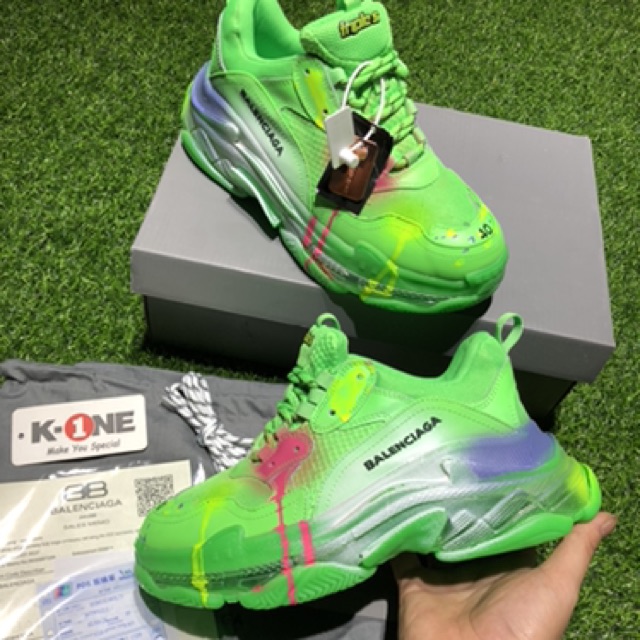 [FreeShip+Sỉ+CTV] Giày thể thao New Vảy Sơn Xanh Full, full box, bill, phụ kiện + tặng dây dự phòng 50K