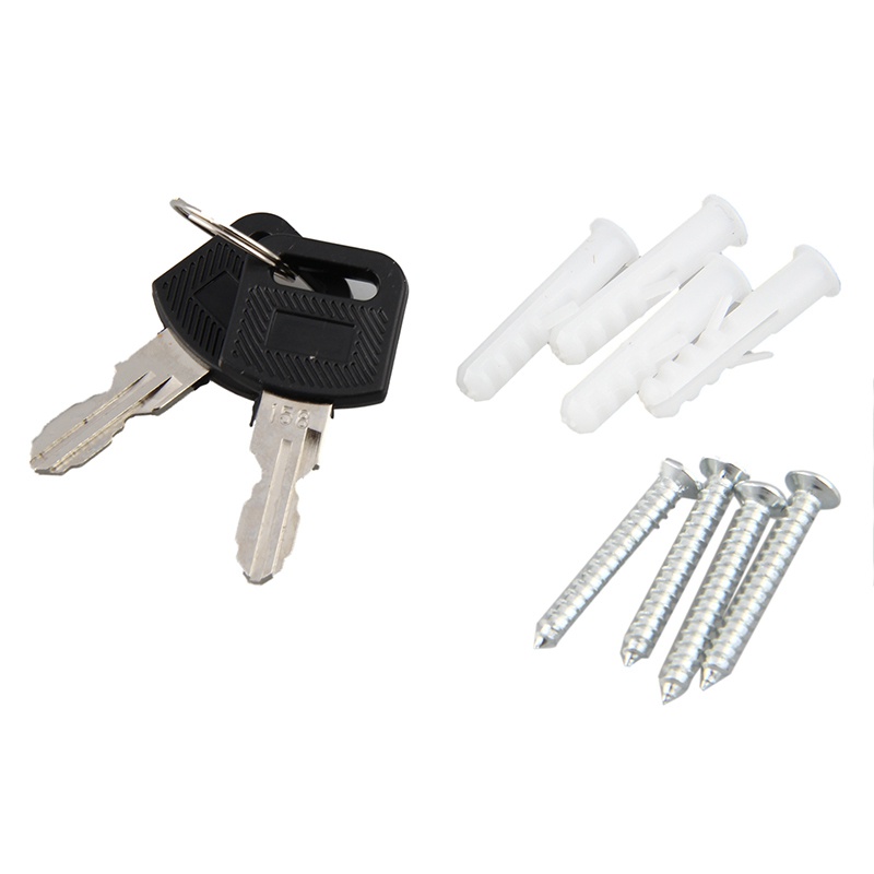 Hộp Thư Bằng Thép Không Gỉ Gắn Tường Có Khóa Chữ El: Đồng