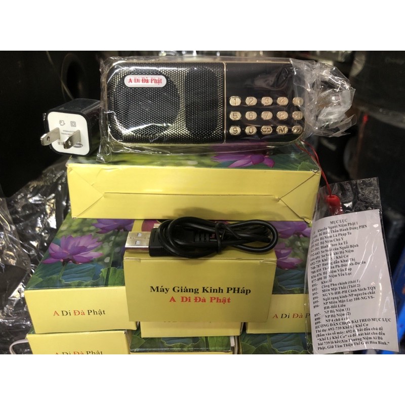 Máy giảng kinh phật thẻ nhớ trong đã chép sẵn kinh