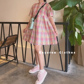 💕 Đầm BabyDoll Caro - Ảnh Thật Shop Chụp