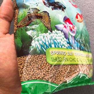 3 Gói Thức Ăn Cá ShangHai Viên nhỏ 500g, cho Cá Cảnh, Giàu Dinh Dưỡng, Tăng Trưởng Nhanh