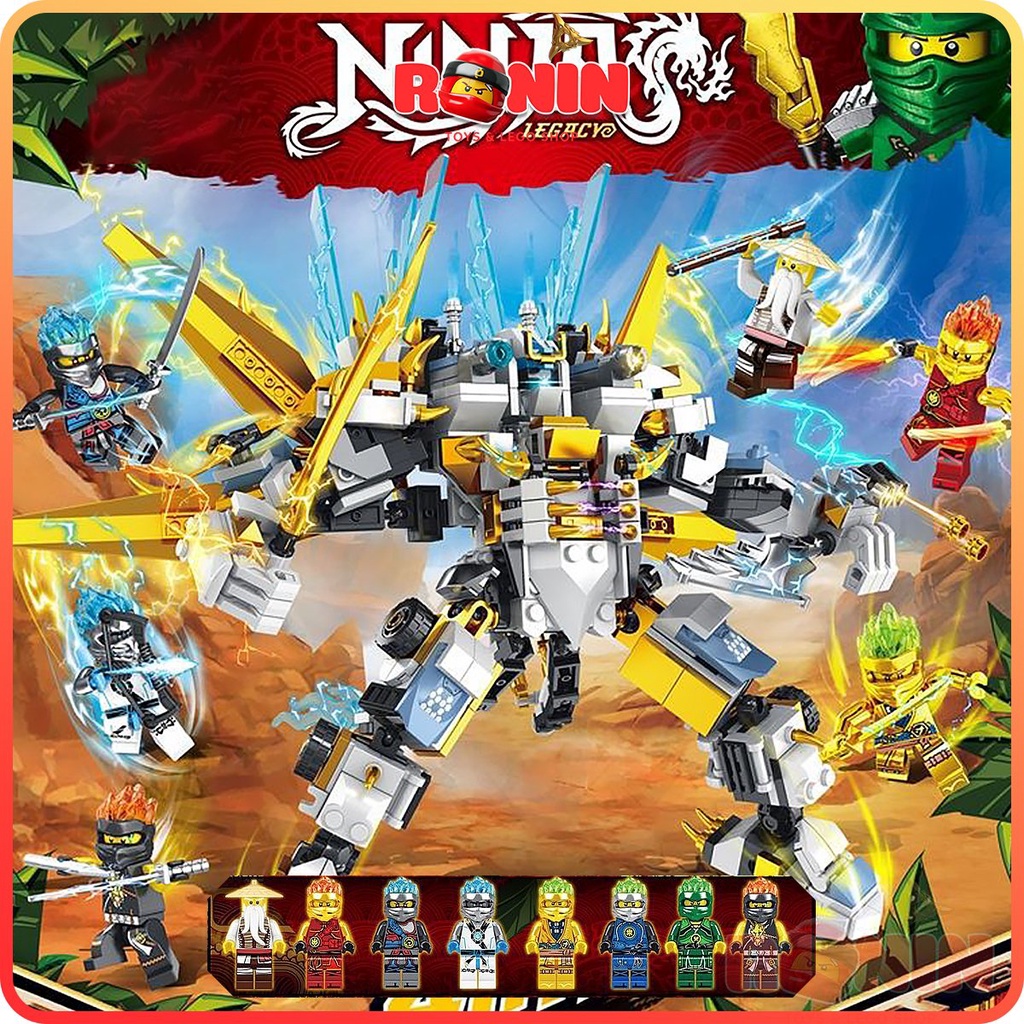 Bộ Đồ Chơi Lắp Ráp Lego Ninjago : Siêu Robot Samurai Titan Mech 4in1
