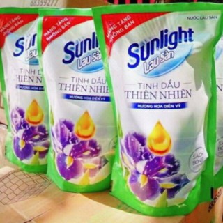 Túi 550ml Nước lau sàn Sunlight Hoa Diên Vĩ