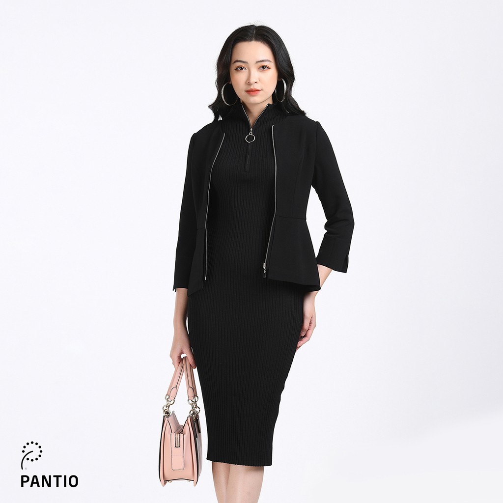 Áo khoác Tuýt-si dáng suông không cổ FKM9605 - PANTIO