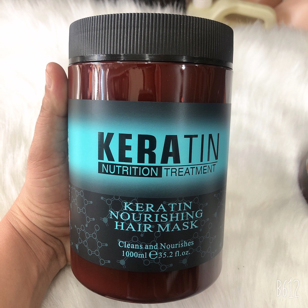 Kem Hấp Ủ Tóc Keratin Collagen Argan 1000ml dành cho tóc hư tổn