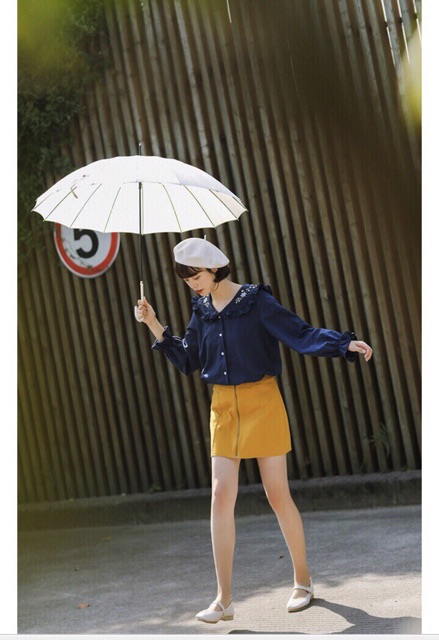 Sơ mi thêu hoa nổi