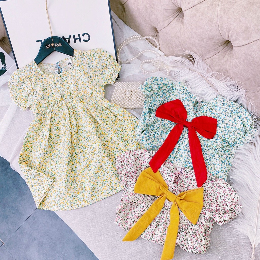 Đầm bé gái siêu xinh từ 8kg-18kg