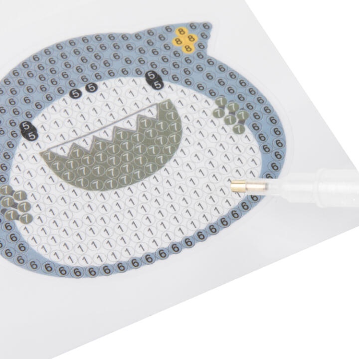 Sticker Đính Đá ARTBOX Hàn Quốc Hình Chú Cá Mập Dễ Thương