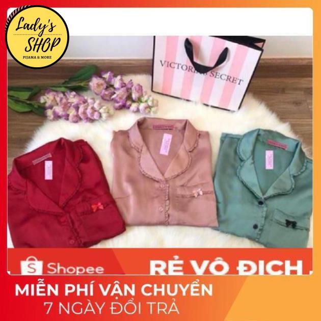 Đồ Bộ Pijama - BỘ LỤA PIJAMA VIỀN BÈO NƠ TÚI QUẦN SOOC [HÀNG CHUẨN ĐẸP | BigBuy360 - bigbuy360.vn