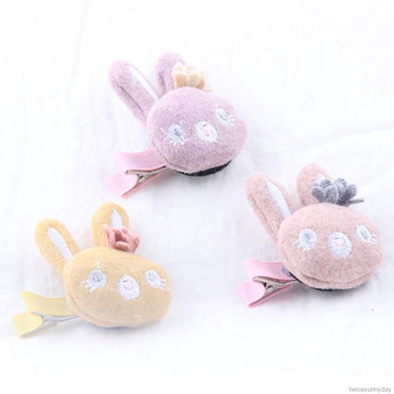 Kẹp tóc tai thỏ dễ thương cho bé gái