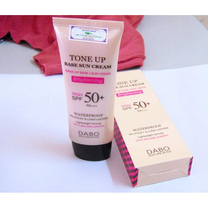 Kem Chống Nắng Lót Nền Trang Điểm Dabo Tone Up SPF50 [70ml]