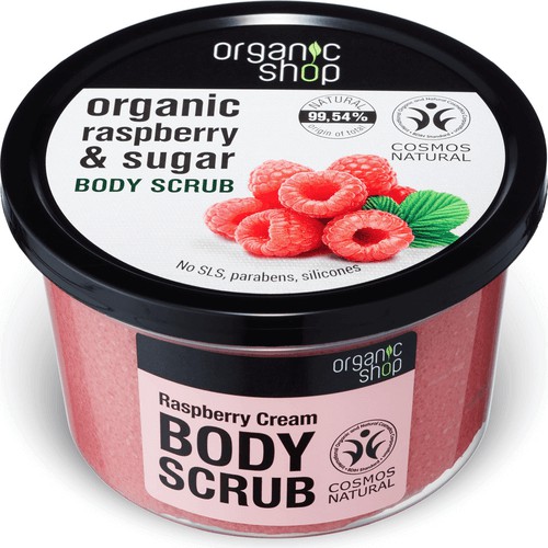 Tẩy Da Chết Toàn Thân Organic Shop Body Scrub 250ml Đủ Mùi Mẫu Mới 2021