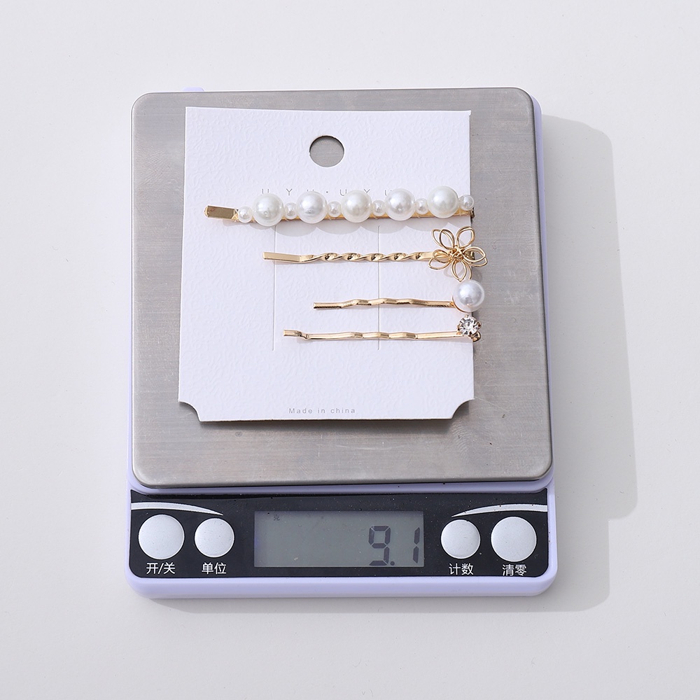 Set 4 KẹP TóC HìNh TráI Tim Đa DạNg Dễ Thương Cho Nữ