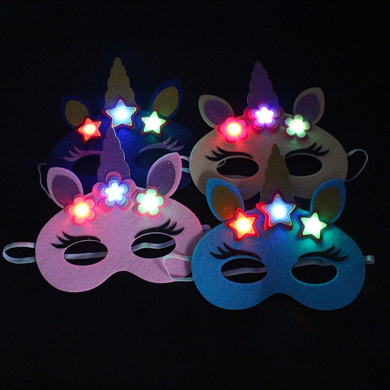 Mặt Nạ Mắt Hóa Trang Halloween Phát Sáng