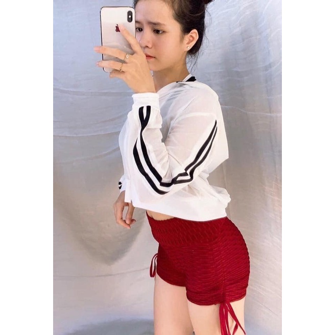 Áo khoác lưới 3 sọc TẬP GYM