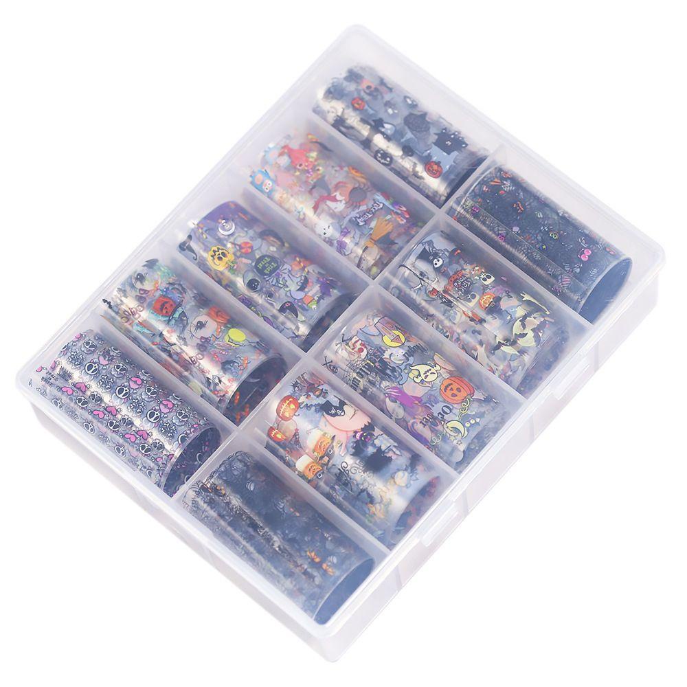 ESPO Hộp 10 Hình Dán Móng Tay Họa Tiết Bầu Trời Sao Ba Chiều DIY Mới