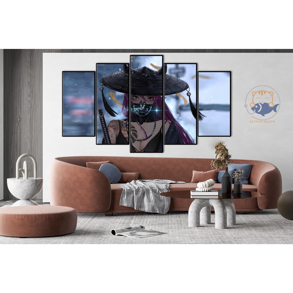 Tranh Dán Tường Gaming CYBERPUNK 2077 - Bộ 3