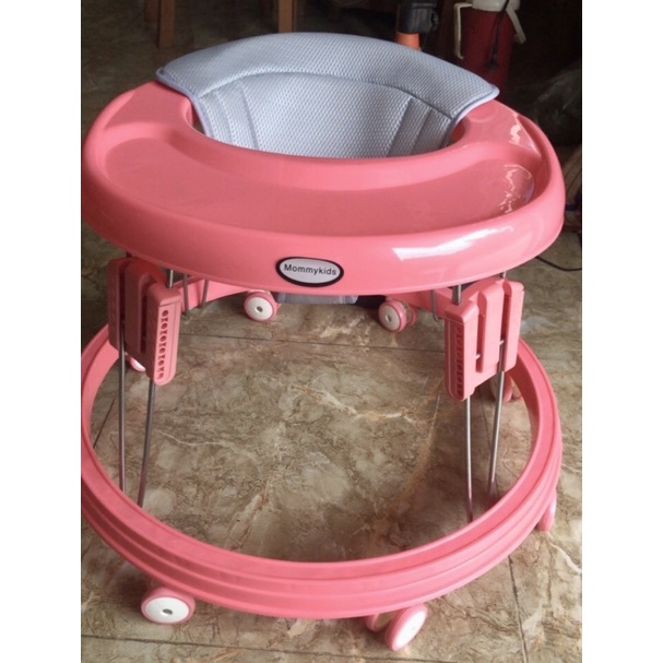 [☀️𝐇𝐎𝐓𝐓] XE TRÒN TẬP ĐI CHO BÉ KIÊM XE ĂN DẶM, XE MOMMY KIDS ĐIỀU CHỈNH 5 ĐỘ CAO