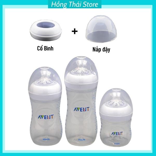 Nắp Và Cổ Bình Sữa Avent Natural Cổ Rộng 125ml/260ml