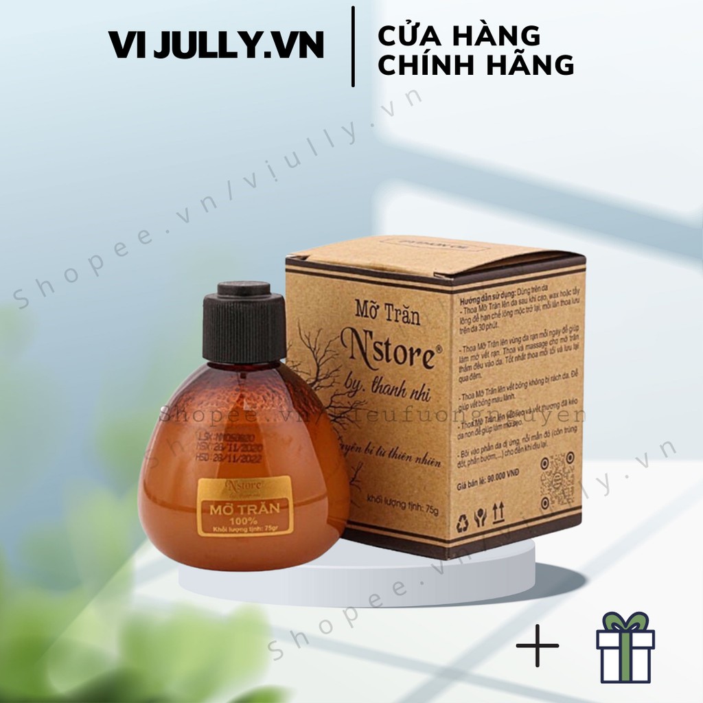 Mỡ Trăn Nguyên Chất N Store Triệt Lông [ CHÍNH HÃNG] Giúp Dưỡng Ẩm Da, Lành Vết Bỏng, Mờ Rạn Da Cho Bà Bầu