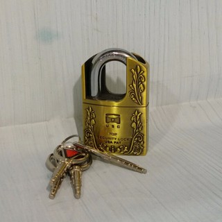 Khóa Cửa Chống Cắt Mạ Vàng USA