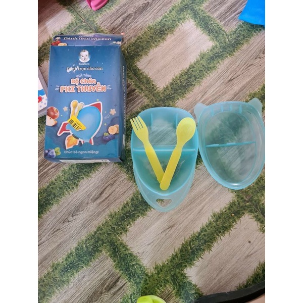 Bộ ăn dặm phi thuyền - hàng khuyến mãi từ #Redielac / Gerber