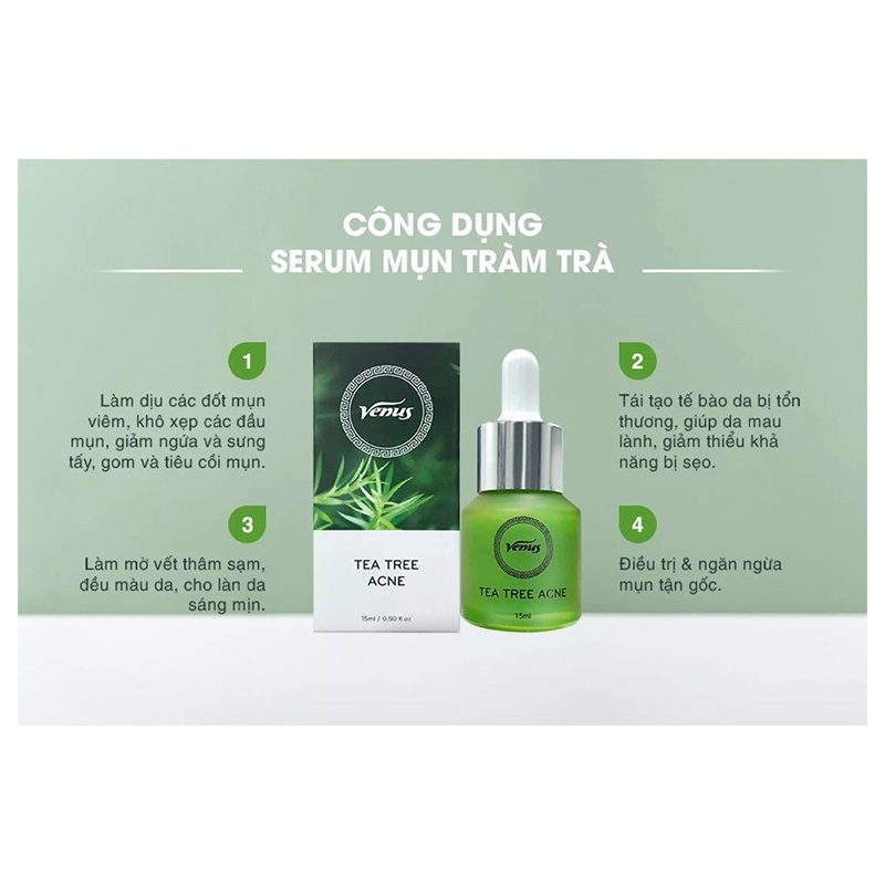 Serum Hết Sạch Mụn Tràm Trà TEA TREE ACNE VENUS | BigBuy360 - bigbuy360.vn