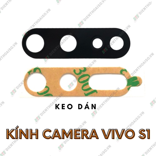 Mặt kính camera vivo s1 có sẵn keo dán