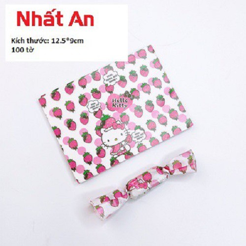 Giấy gói kẹo Nougat 100 cái