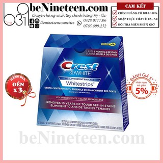 Miếng Dán Trắng Răng Crest 3D Whitestrips Glamorous White 28 Strips (28 miếng)
