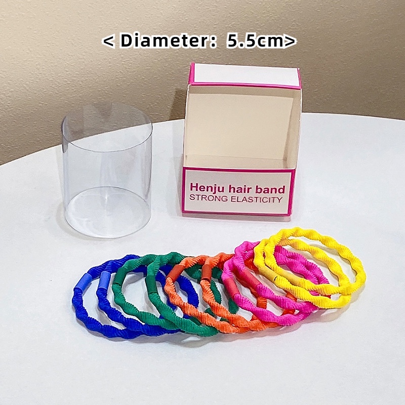 Set 5 Dây Buộc Tóc Co Giãn Nhiều Màu Sắc Cho Nữ