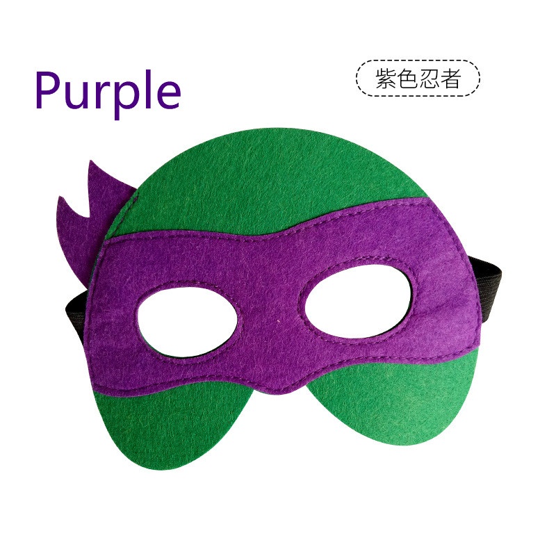 Kdpartyee Mặt Nạ Hóa Trang ninja Rùa Bằng Vải Nỉ Thông Dụng Cho Người Lớn Và Trẻ Em