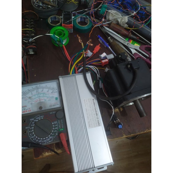 (24v)Động cơ SERVO Chạy quạt đầm tôm, bơm nước, chạy thuyền với Servo 750w/1kw/1,2kw/1,5kw