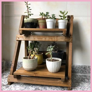 Kệ gỗ đựng chậu hoa, đồ dùng Decor Home