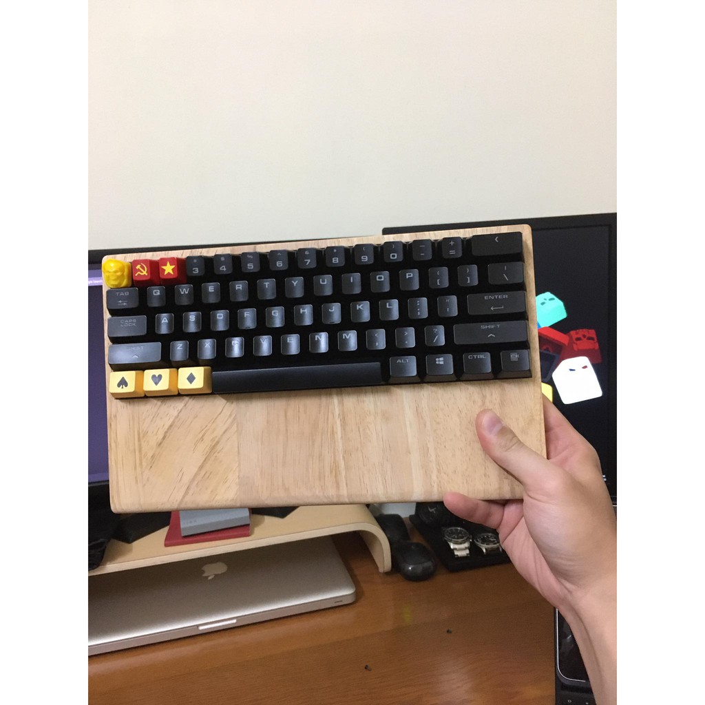 Vỏ Gỗ Bàn Phím Cơ RK61 - CASE WOOD MECHANICAL KEYBOARD RK61