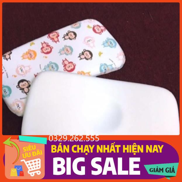 (FreeShip) Gối cao su non siêu mềm cho trẻ chống méo đầu