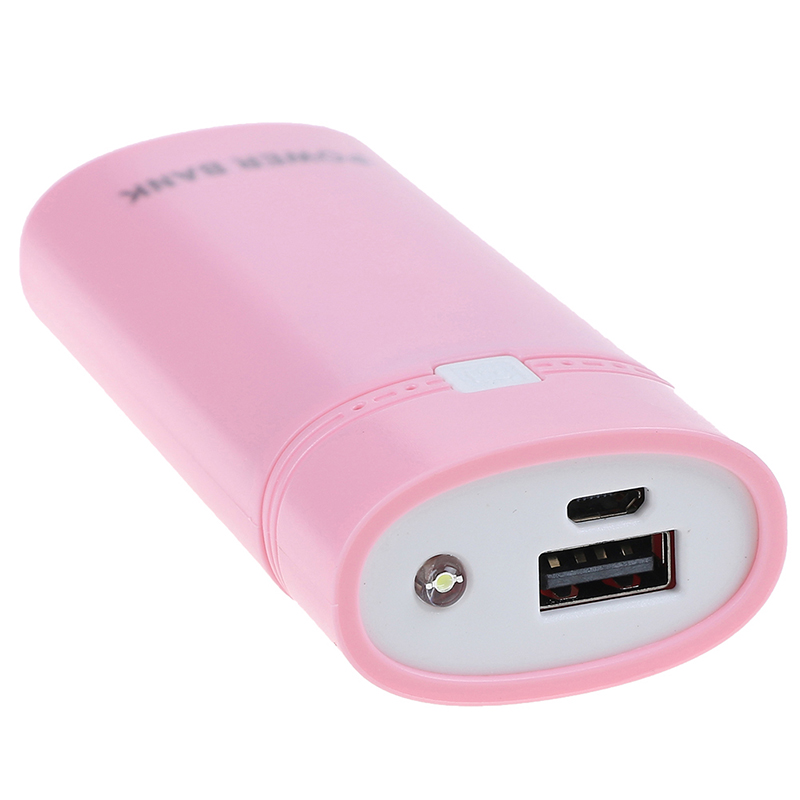 Sạc Dự Phòng 2 Pin 18650 Usb Có Đèn Flash Ban Đêm