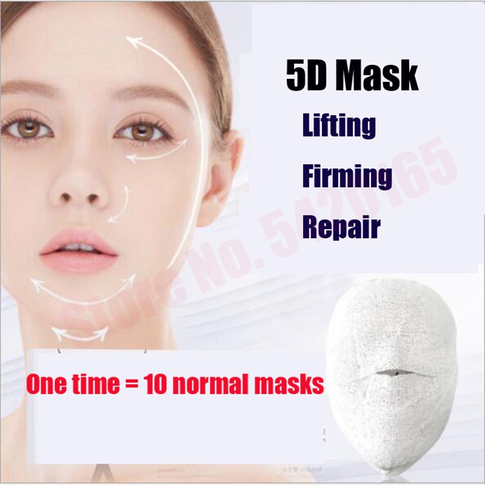 [Hàng mới về] Set 5 mặt nạ thạch cao dán nâng cơ tạo hình mặt chữ V ngăn ngừa nếp nhăn dưỡng ẩm cho làn da