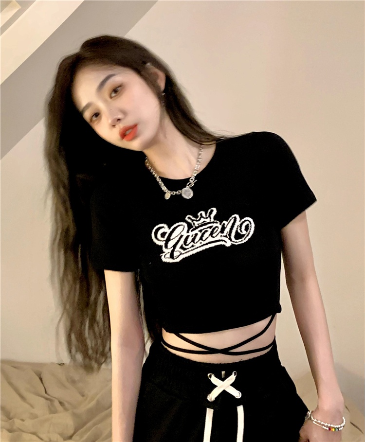 Áo Thun Tay Ngắn Cổ Tròn Dáng Ôm Thời Trang Mùa Hè Phong Cách Mới 51849