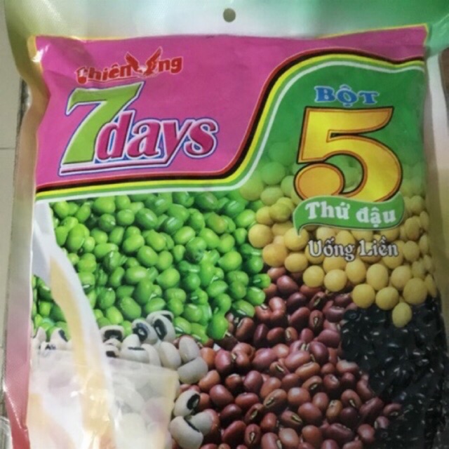 BỘT 5 THỨ ĐẬU 7DAYS Có Đường 400g Thiên Ưng.